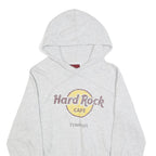 HARD ROCK CAFE Womens Grey Hoodie S Soft Cotton Blend Pullover Casual