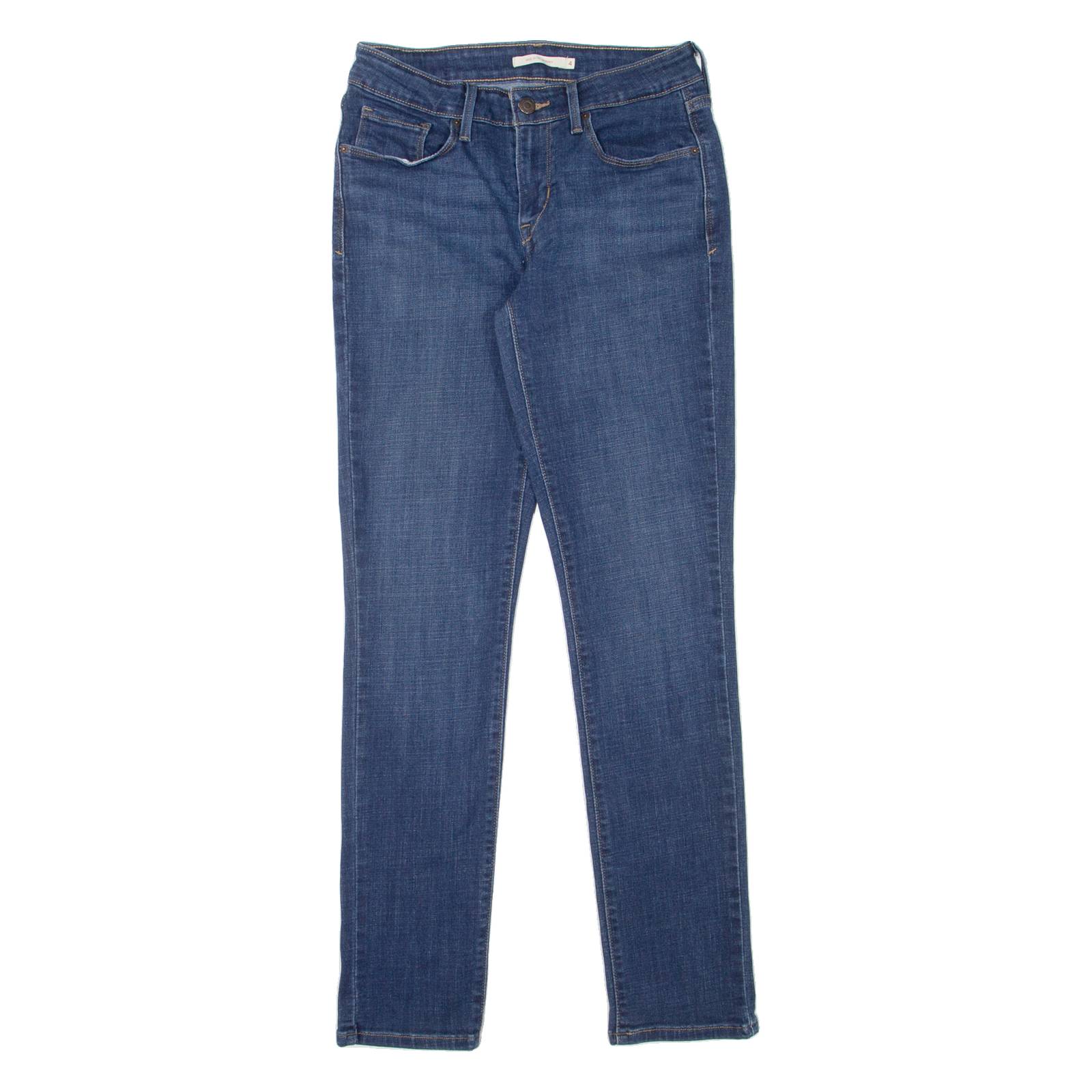 LEVI'S Mid Rise Womens Jeans Blue Slim Skinny W27 L32