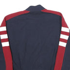 ADIDAS Womens Navy Blue & Maroon Zip Jacket S Cotton Blend Sport Casual
