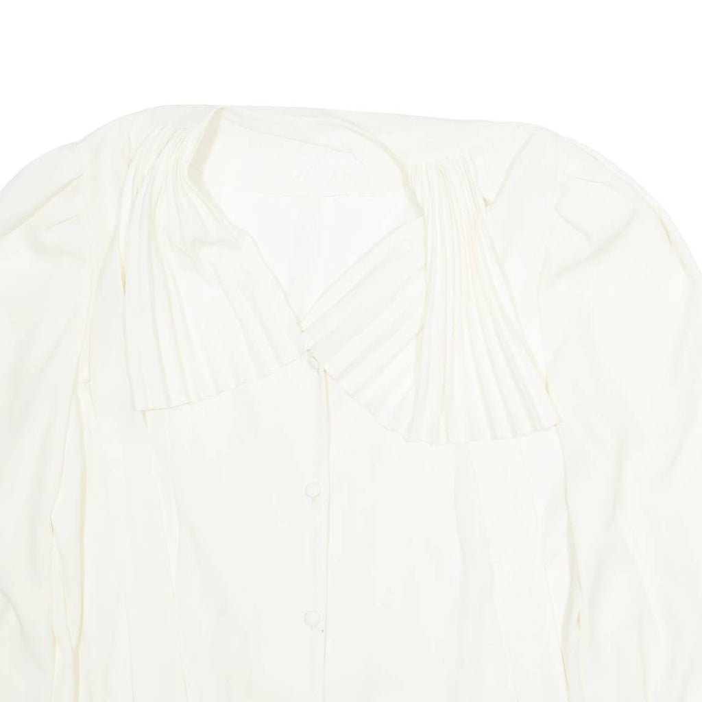 Womens Bardot Shirt Cream Long Sleeve M
