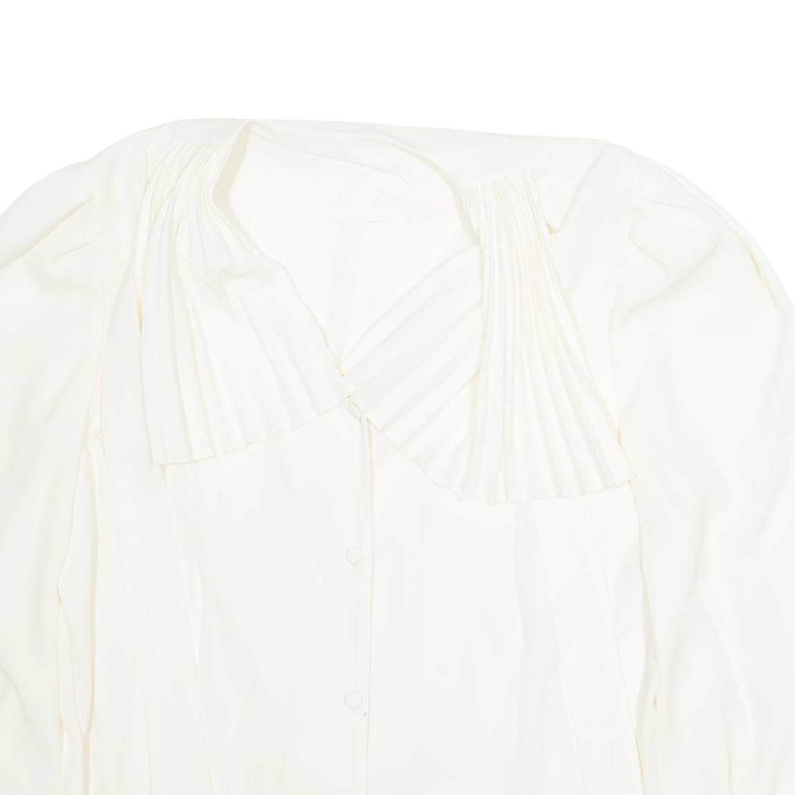 Womens Bardot Shirt Cream Long Sleeve M