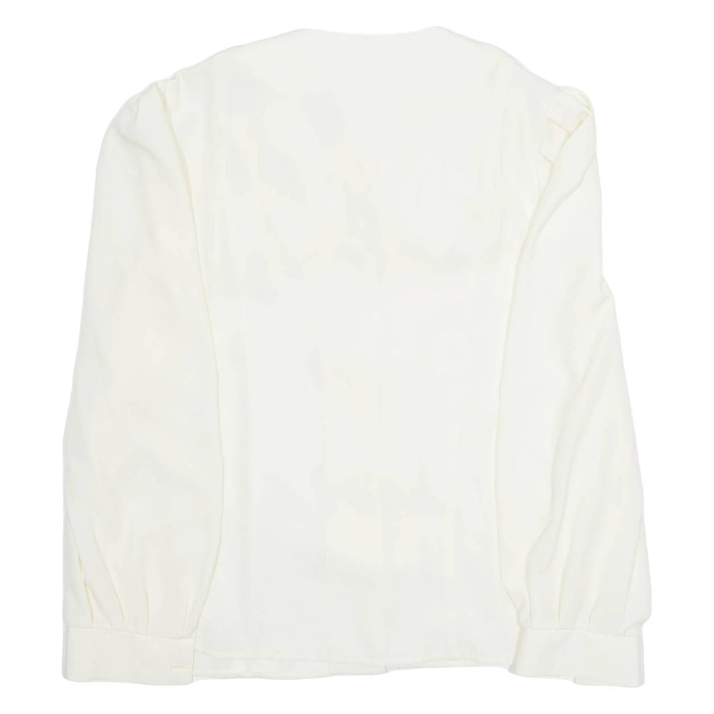 Womens Bardot Shirt Cream Long Sleeve M