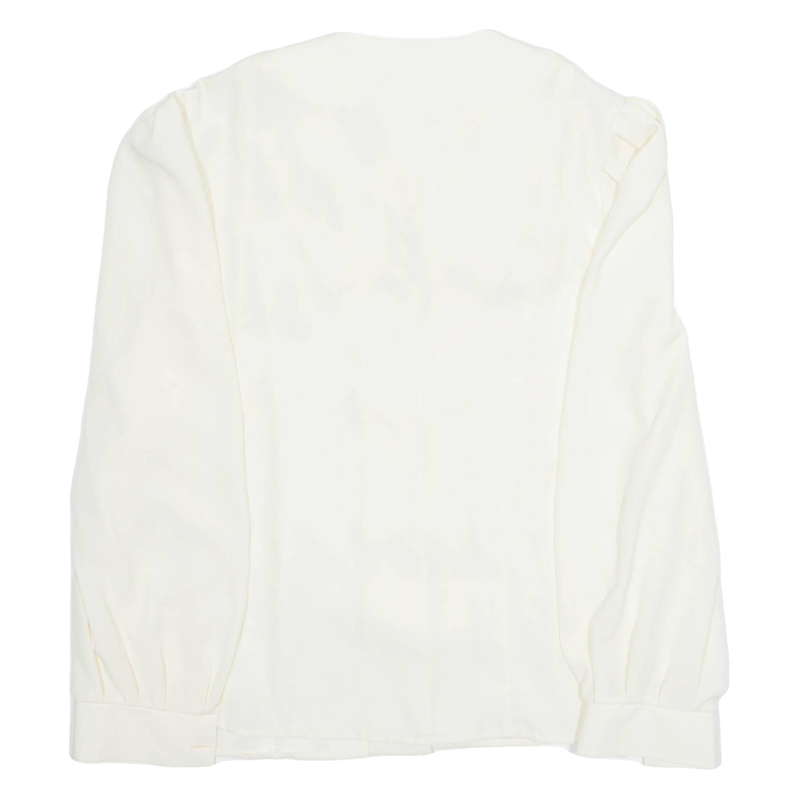 Womens Bardot Shirt Cream Long Sleeve M