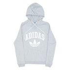 ADIDAS Womens Grey Hoodie UK 10