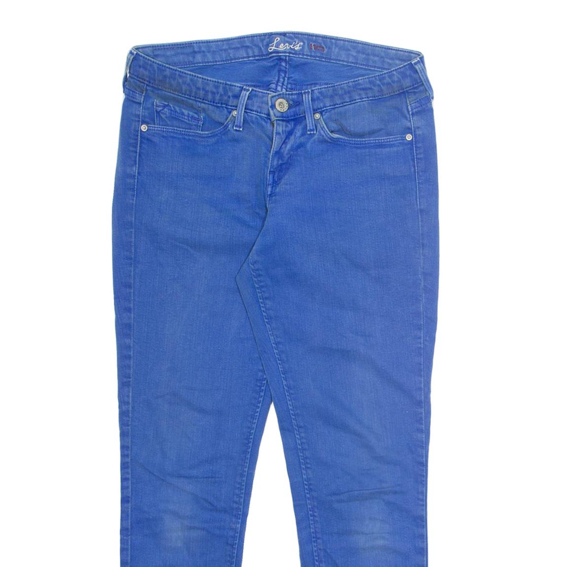 LEVI'S Womens Jeans Blue Regular Tapered Stone Wash W28 L26