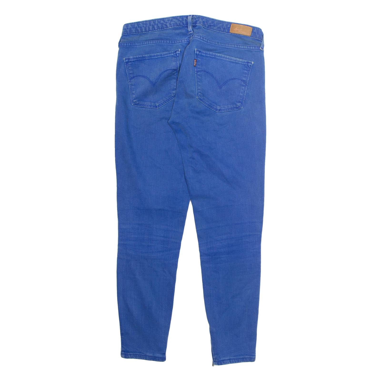 LEVI'S Womens Jeans Blue Regular Tapered Stone Wash W28 L26