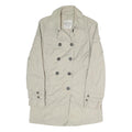 ESPRIT Womens Beige Button Jacket UK 10 Polyester Blend Classic Timeless