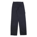 J GALT Womens Cotton Blend Navy Regular Fit Straight Leg Trousers W26 L32