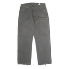 DICKIES Mens Grey Regular Fit Workwear Cotton Jeans W36 L32 Durable Casual