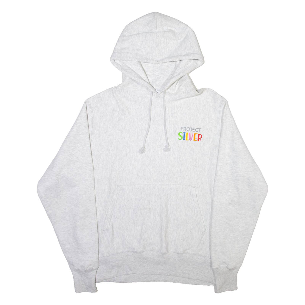 CHAMPION Project Silver Mens Grey Hoodie USA M