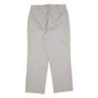 BIG MAC Mens Relaxed Beige Trousers W32 L29 Cotton Blend Zip Pocket Casual