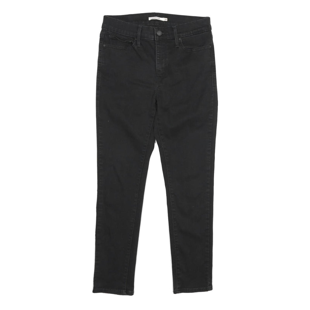 LEVI'S Womens Slim Slimming Skinny Jeans Black Denim W29 L28 Stretch Comfort