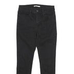 LEVI'S Womens Slim Slimming Skinny Jeans Black Denim W29 L28 Stretch Comfort