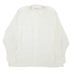 ESTER KEN PARIS Womens Shirt White Collared Long Sleeve XL