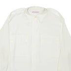 ESTER KEN PARIS Womens Shirt White Collared Long Sleeve XL