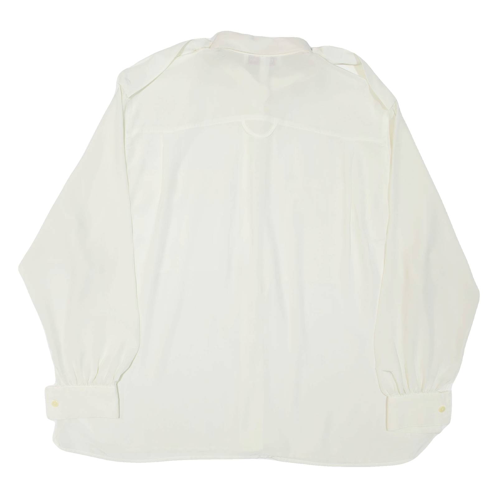 ESTER KEN PARIS Womens Shirt White Collared Long Sleeve XL