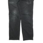 CARHARTT Mens Relaxed Black Cotton Blend Relaxed Leg Trousers W36 L32 Workwear