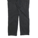 CARHARTT Mens Relaxed Black Cotton Blend Relaxed Leg Trousers W36 L32 Workwear