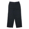 MASSIMO DUTTI Womens Cotton Black Relaxed Straight Trousers W26 L25