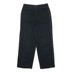 MASSIMO DUTTI Womens Cotton Black Relaxed Straight Trousers W26 L25