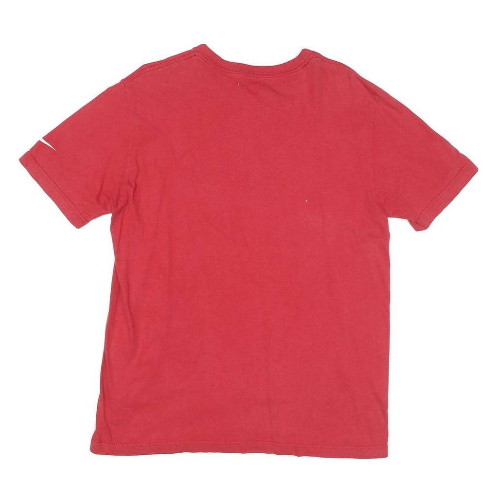 NIKE Mens Red 49ers Super Bowl XLVII Graphic T-Shirt M Short Sleeve Crew Neck