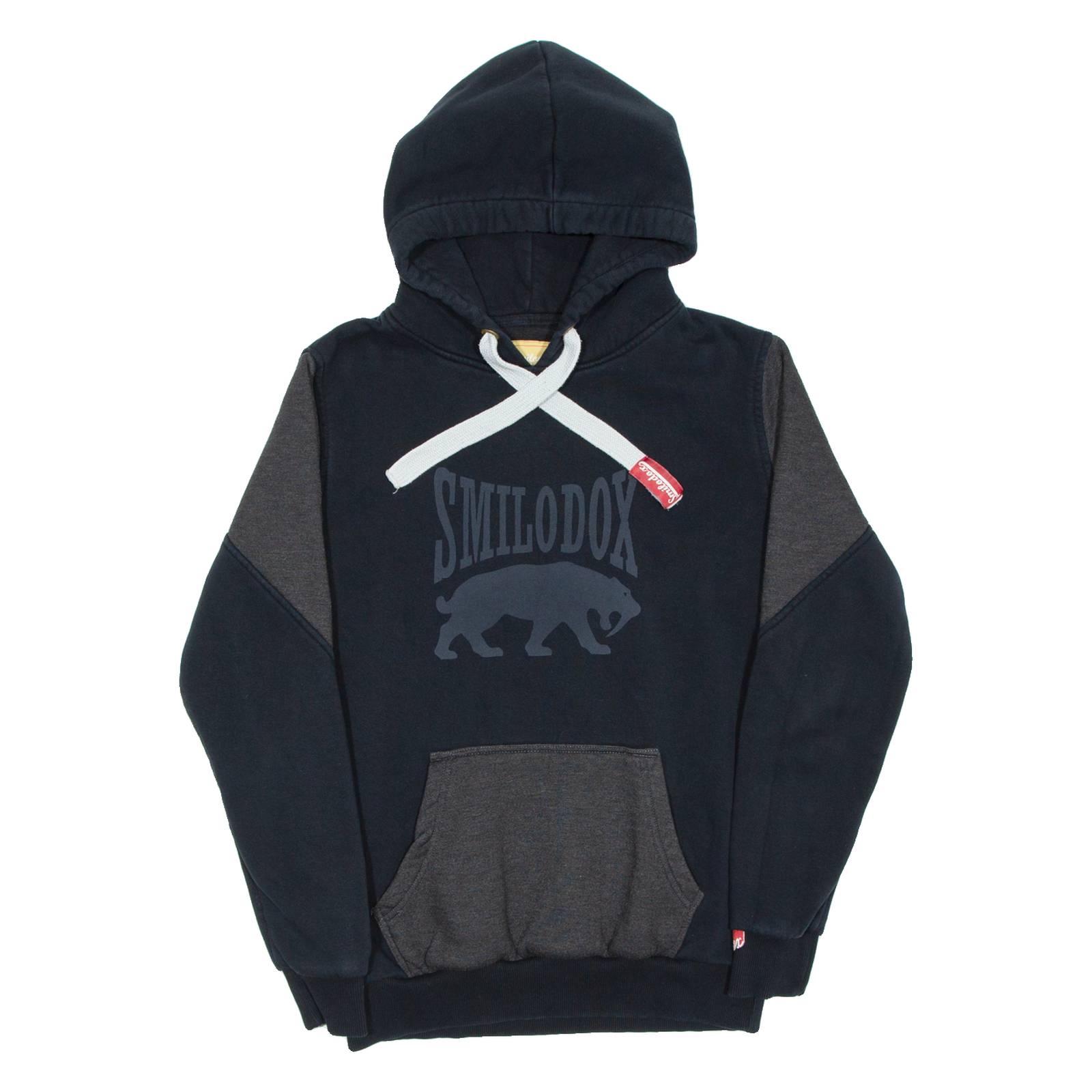 SMILODOX Mens Black Hoodie S