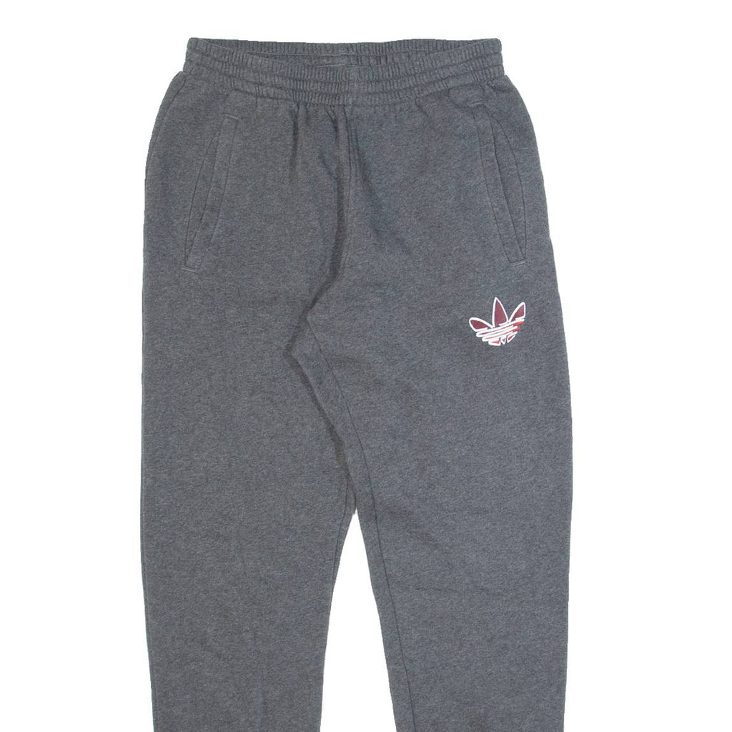 ADIDAS Mens Joggers Grey Tapered M W26 L30