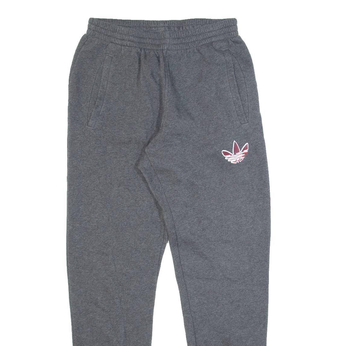 ADIDAS Mens Joggers Grey Tapered M W26 L30