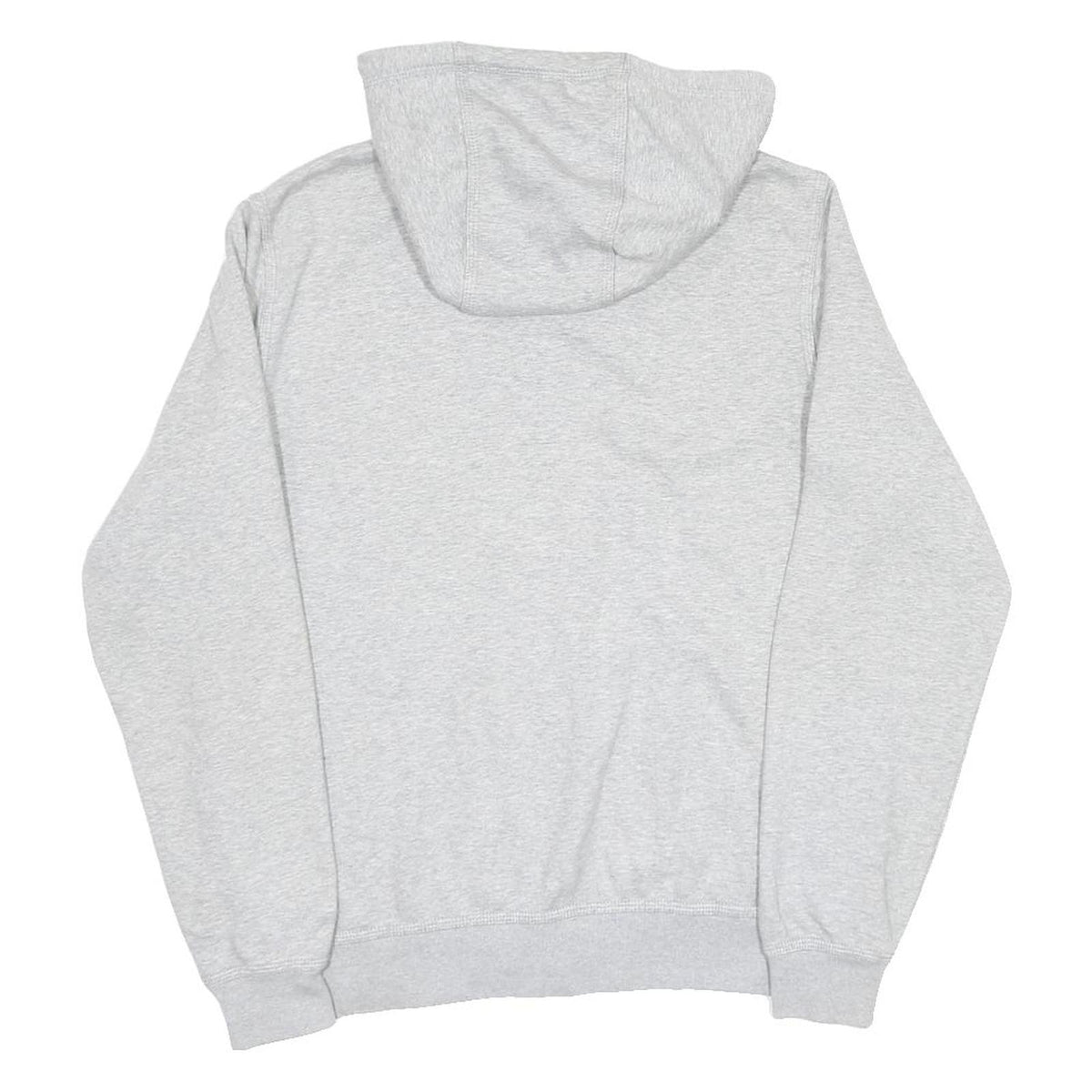 NIKE Mens Grey Zip Up Hoodie M Cotton Blend Casual Sportswear Sweatshirt