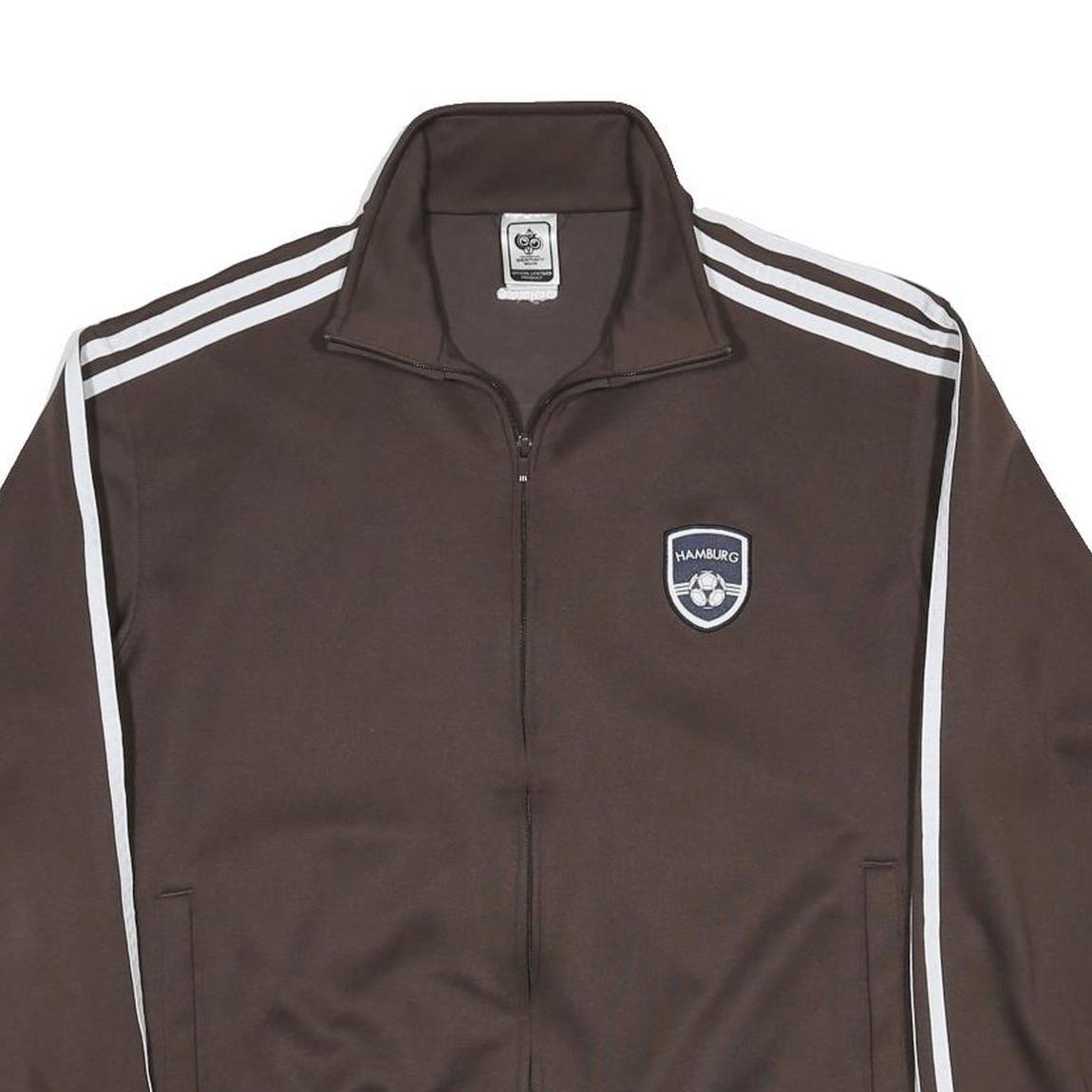 ADIDAS 2006 FIFA World Cup Germany Mens Brown & White Hamburg Track Jacket L