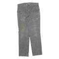 CARHARTT Mens Jeans Grey Relaxed Straight Denim W34 L34 Workwear Utility