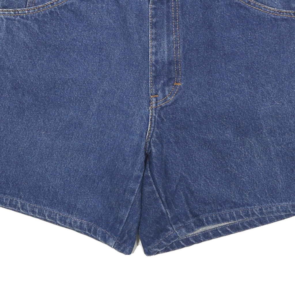 DICKIES Mens Denim Blue Casual Shorts L W32 Workwear Cotton Blend Classic Fit
