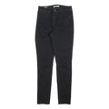 LEVI'S 721 Womens Jeans Black Slim Skinny Denim W29 L32 Zip Cotton Blend