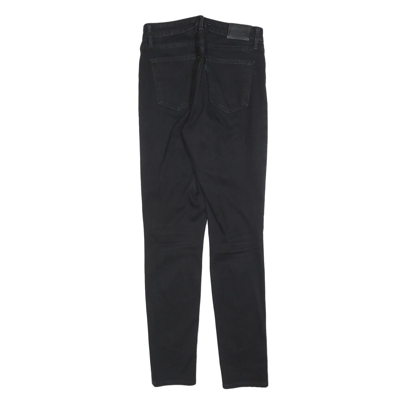 LEVI'S 721 Womens Jeans Black Slim Skinny Denim W29 L32 Zip Cotton Blend