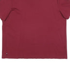 TOMMY HILFIGER Mens Red Graphic T-Shirt XL Short Sleeve Crew Neck Casual Cotton