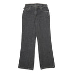 RALPH LAUREN POLO JEANS COMPANY Womens Regular Black Denim Raw W28 L31 Straight