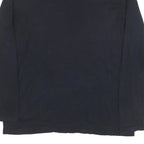 TOMMY HILFIGER Mens Navy & White Argyle Pattern V-Neck Cotton Blend Jumper L