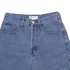 GUESS Womens Denim Blue Casual Shorts S W28 High Waist Classic Fit
