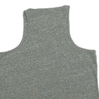 SUPERDRY Womens Green Sleeveless T-Shirt UK 10 Cotton Blend Crew Neck Casual