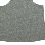 SUPERDRY Womens Green Sleeveless T-Shirt UK 10 Cotton Blend Crew Neck Casual