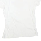 HARD ROCK CAFE Womens White Barcelona Graphic T-Shirt L Short Sleeve Crew Neck