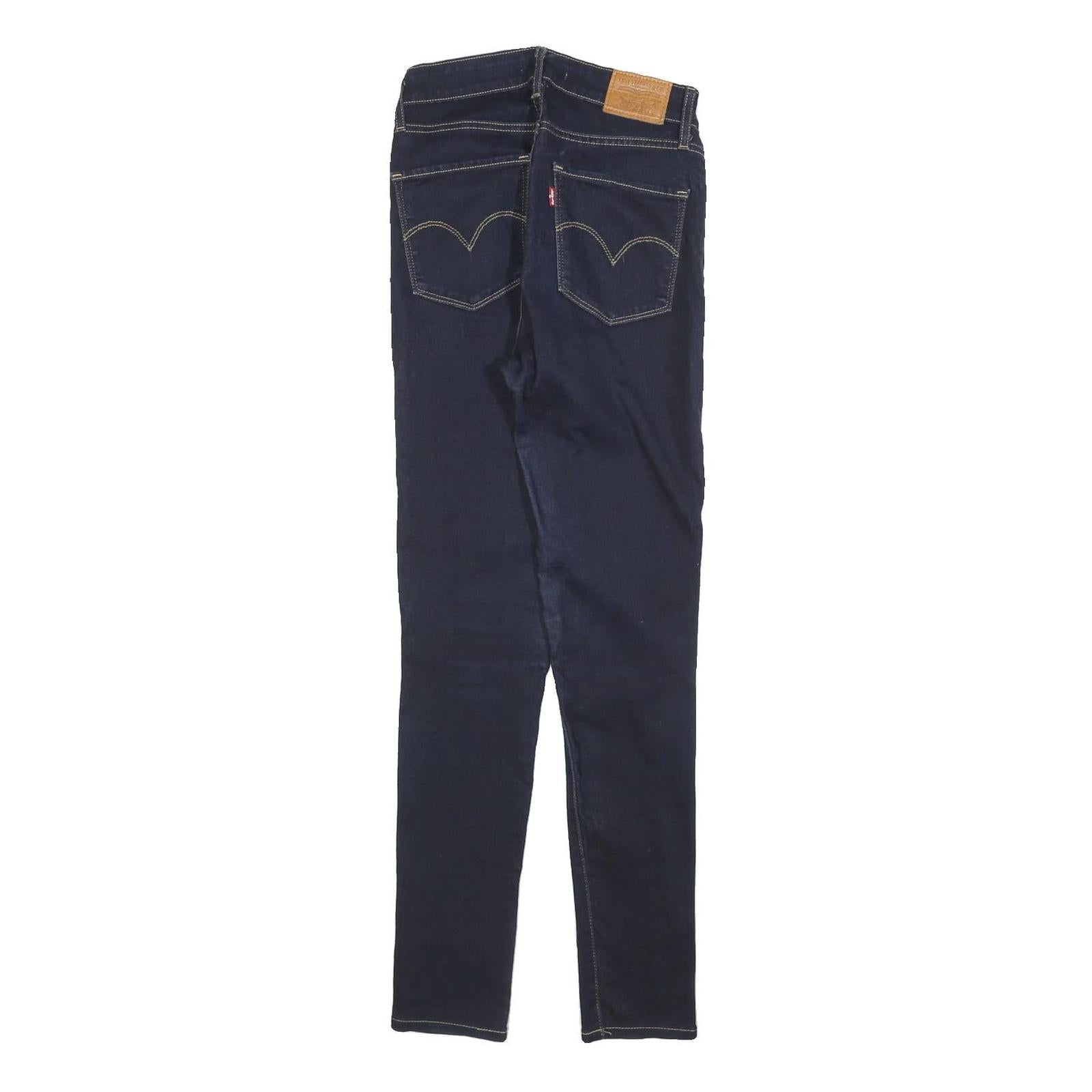 LEVI'S 721 BIG E Womens Jeans Blue Slim Skinny Denim W26 L30 Classic Style