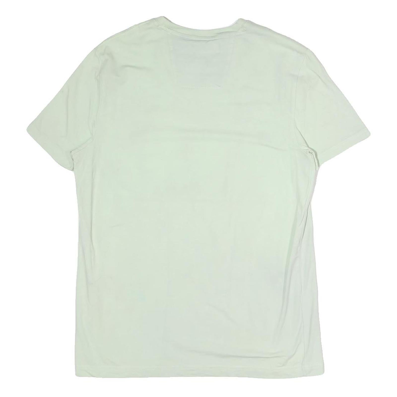 NAUTICA Mens White Modern T-Shirt M Short Sleeve Crew Neck Cotton Casual