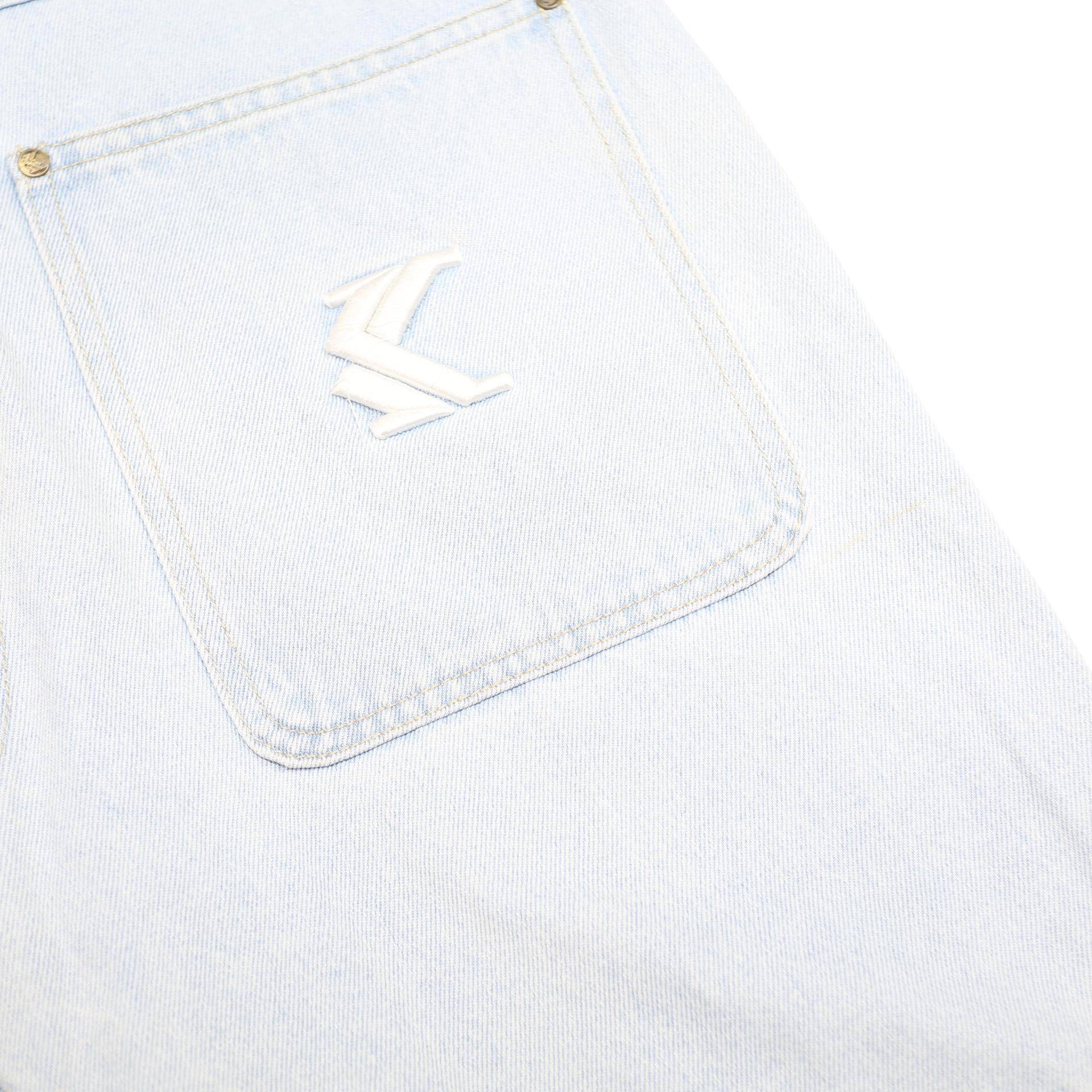 KARL KANI Mens Shorts Blue Casual Plain S W30 Stylish Summer Wear