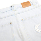 KARL KANI Mens Shorts Blue Casual Plain S W30 Stylish Summer Wear