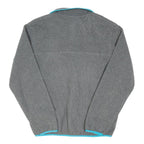 PATAGONIA Womens Grey & Blue Pullover Patterned Crew Neck Basic Knit M Jumper