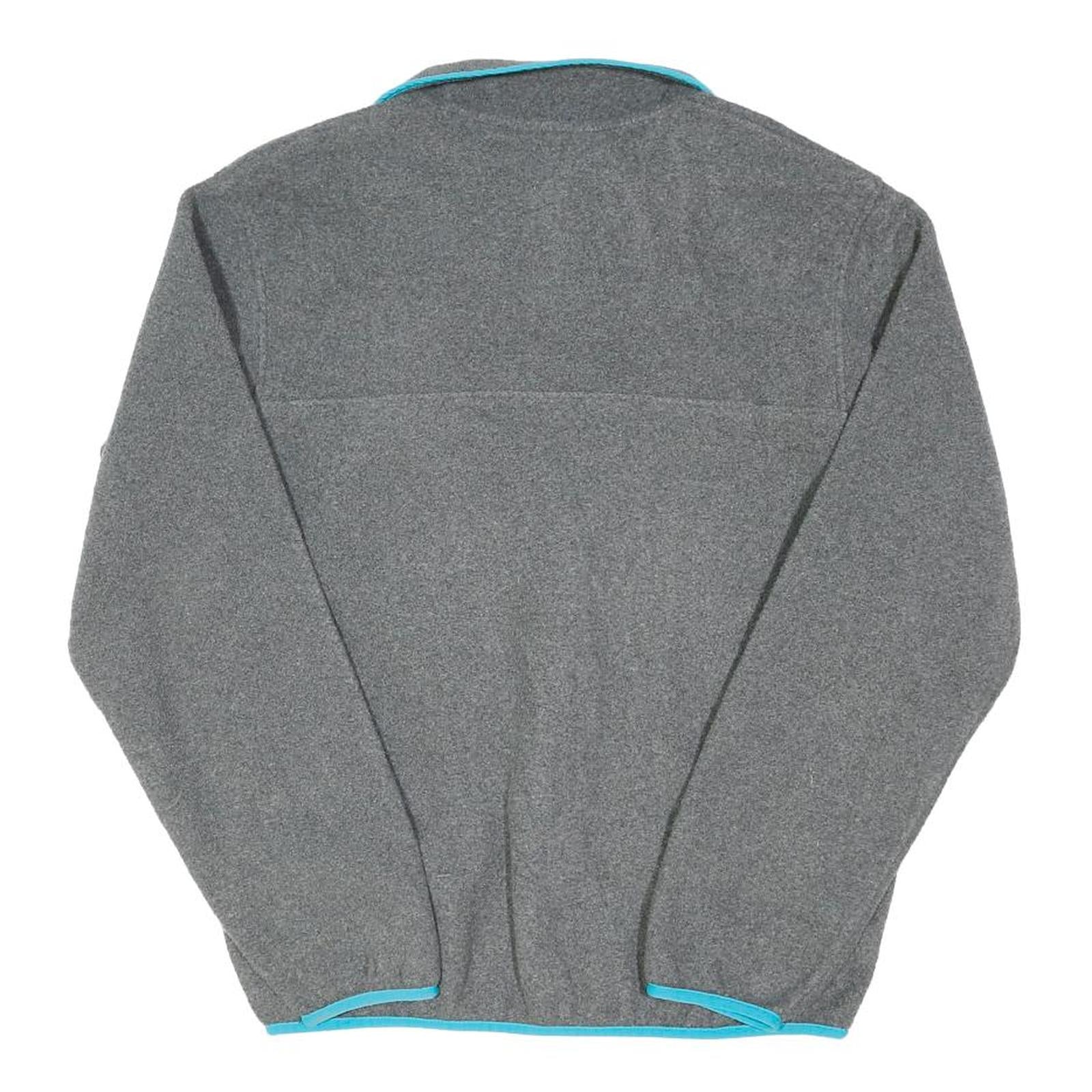 PATAGONIA Womens Grey & Blue Pullover Patterned Crew Neck Basic Knit M Jumper