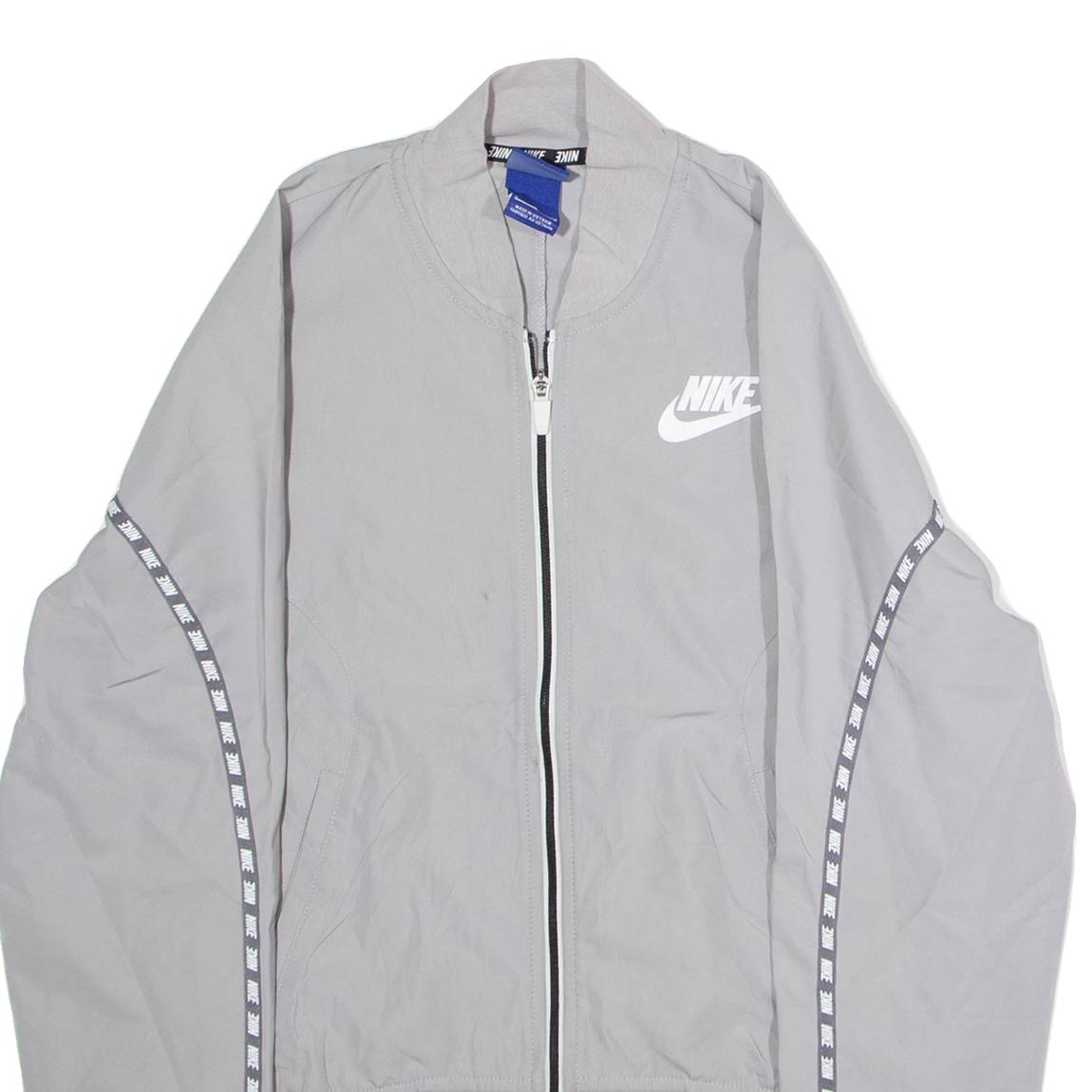 NIKE Mens Track Jacket Grey S
