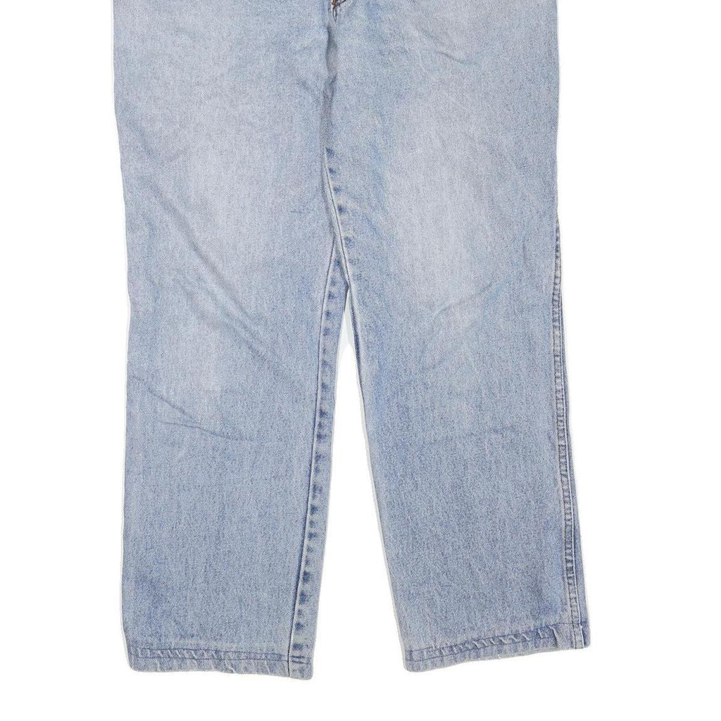 GOLD RIVER Mens Jeans Blue Regular Straight Denim Light W34 L28 Casual Classic