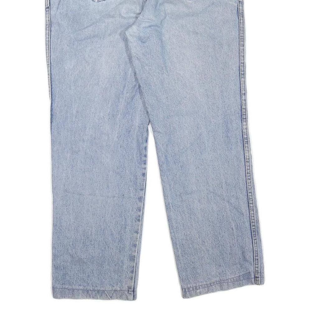 GOLD RIVER Mens Jeans Blue Regular Straight Denim Light W34 L28 Casual Classic